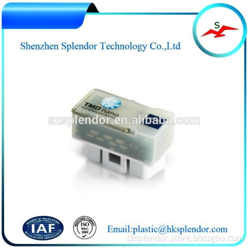 OEM injection molding plastic case with translucence color for electronic industry